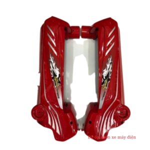 Bộ ốp sườn bình ắc quy xe điện M133 có tem 2 bên