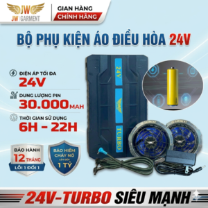 Bộ Pin Quạt Áo Điều Hòa 24V Chính Hãng